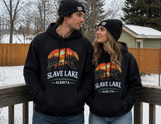 Slave Lake Alberta Bear Hoodie