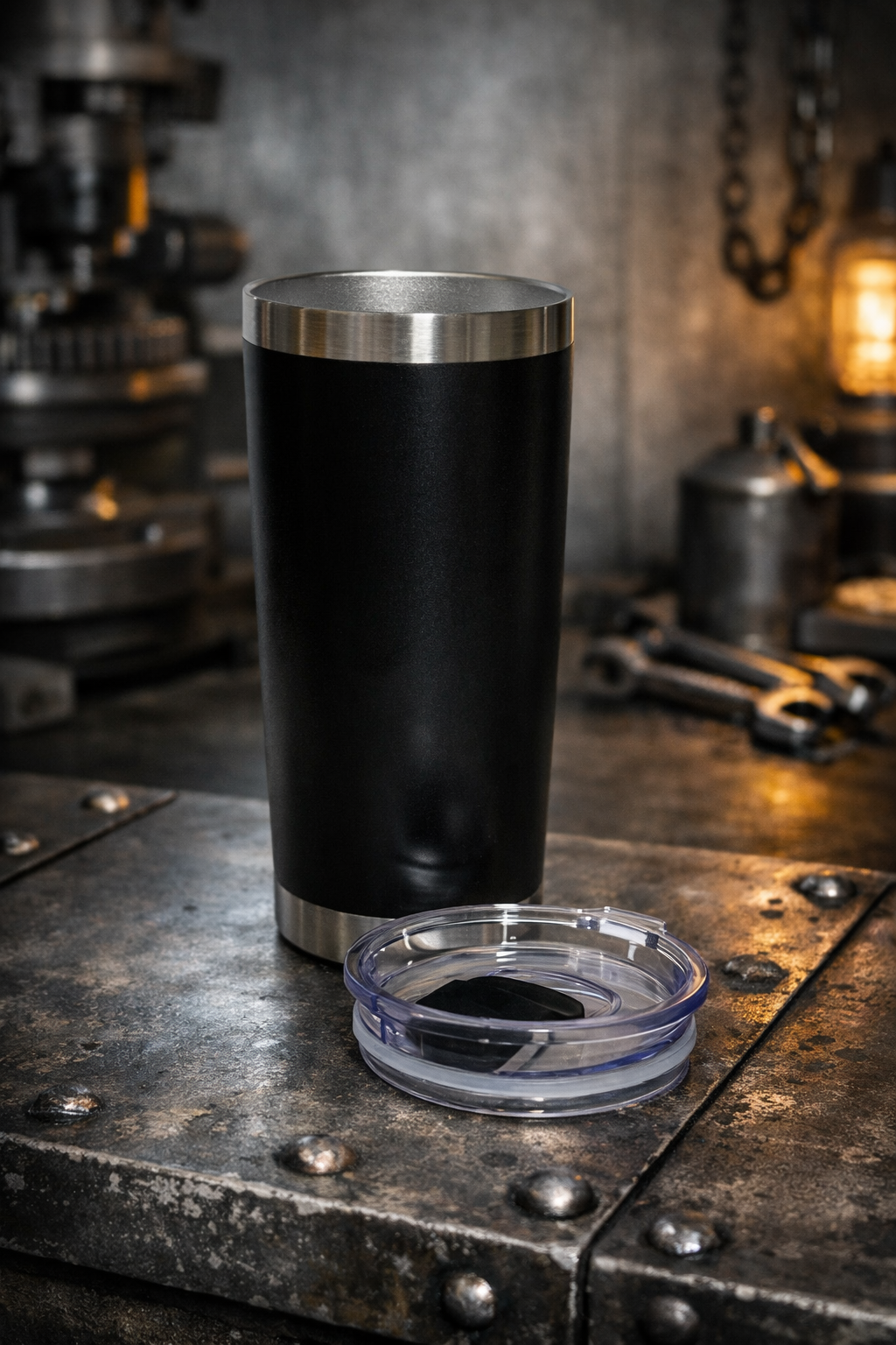 Custom Logo Engraved 20oz Tumbler with Magnetic Slide Lid