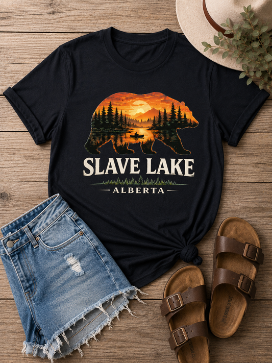 Slave Lake Alberta Bear Unisex T-Shirt